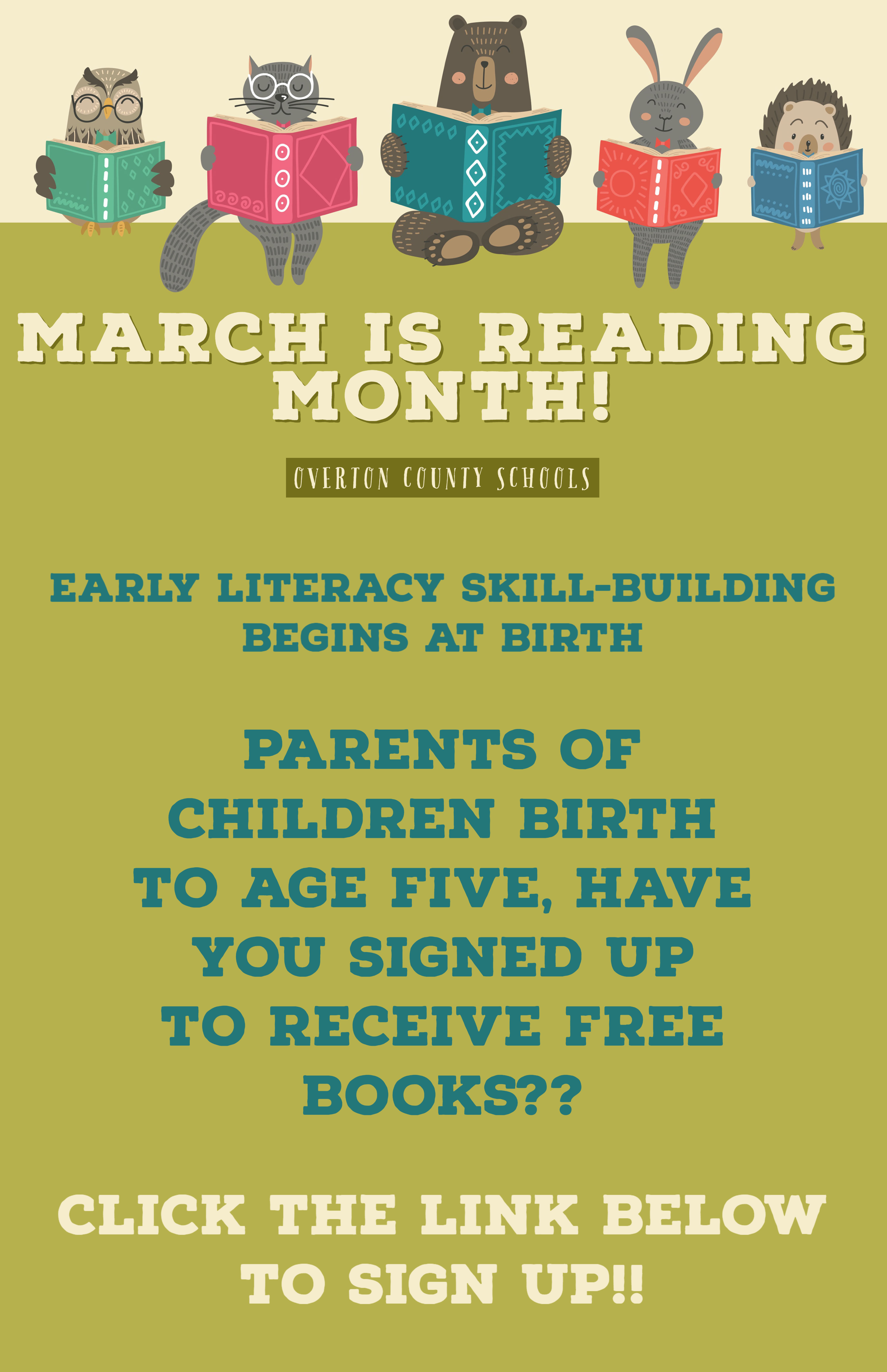 Reading Month Flyer